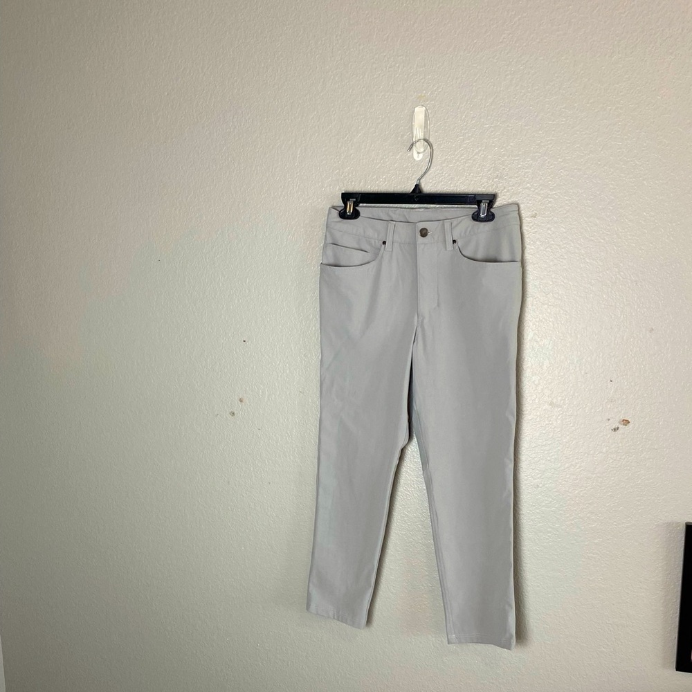 Lululemon Men ABC Pant Skinny fit Light Gray Size 30